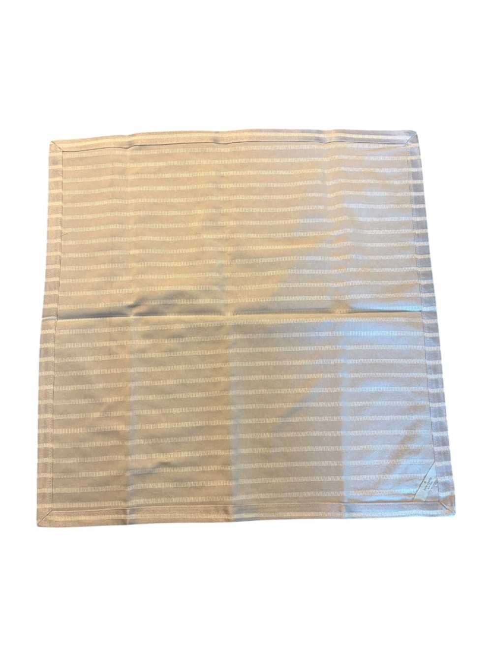 Kate Spade Harbour Drive Metallic Silver Napkins Set of 8 - Picture 4 of 6